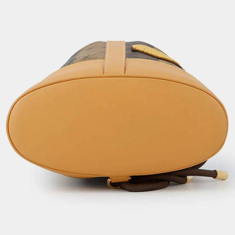 Pre Owned Louis Vuitton Randonnee Messenger Nigocollaboration Marron/Noir Monogram Stripe