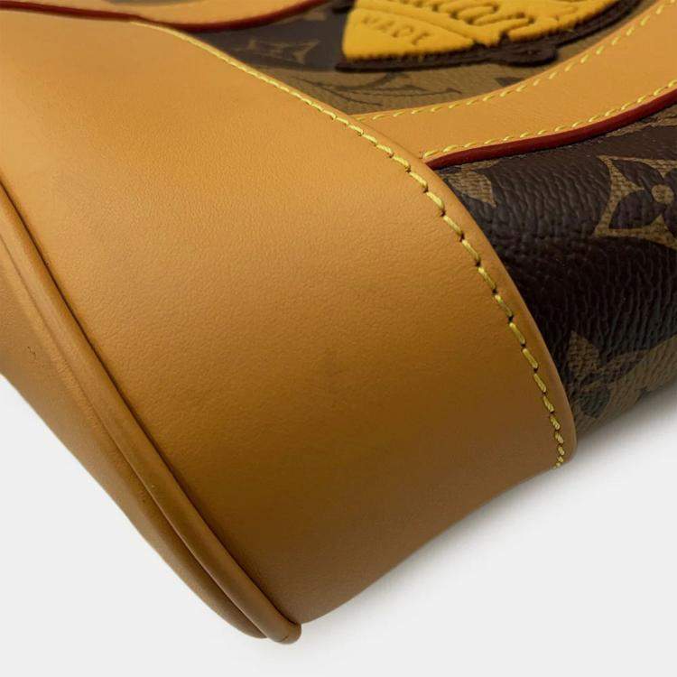 Pre Owned Louis Vuitton Randonnee Messenger Nigocollaboration Marron/Noir Monogram Stripe