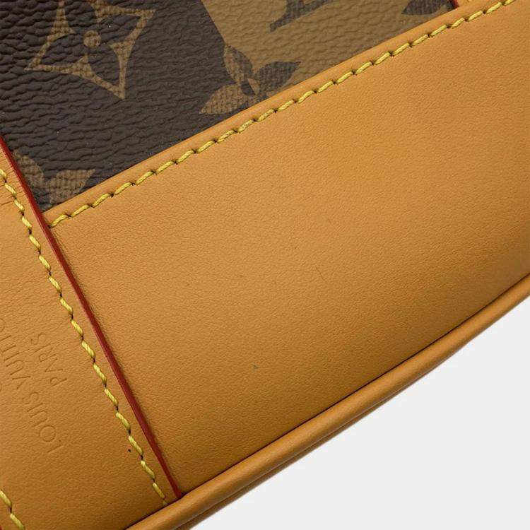 Pre Owned Louis Vuitton Randonnee Messenger Nigocollaboration Marron/Noir Monogram Stripe