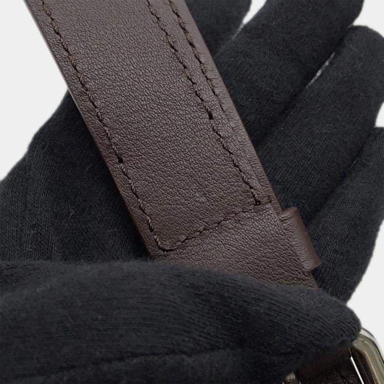 مملوكة مسبقًا Louis Vuitton Alma Henry Taylor Brown Calf Leather Size 25