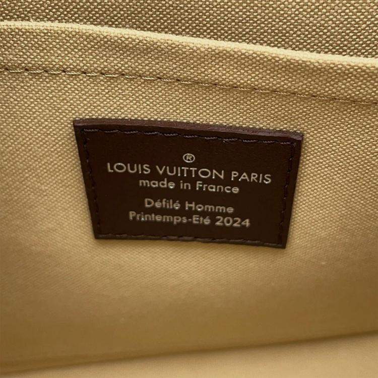 مملوكة مسبقًا Louis Vuitton Alma Henry Taylor Brown Calf Leather Size 25