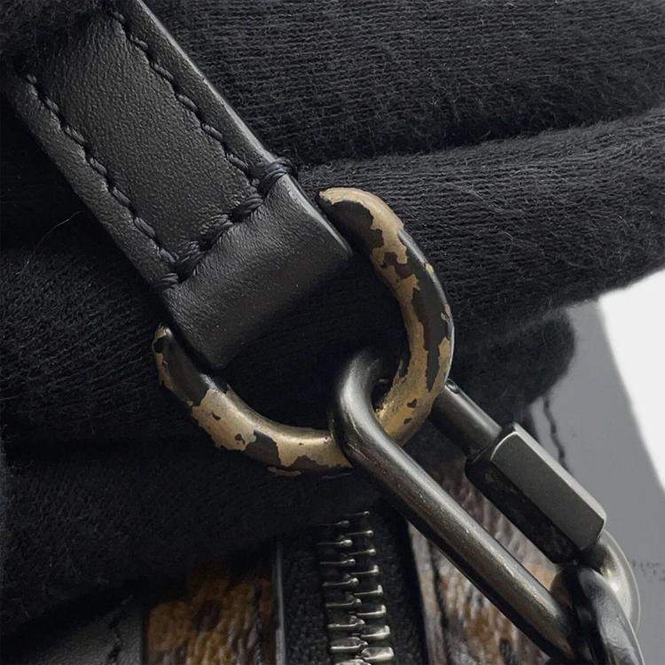 Pre Owned Louis Vuitton Vertical Soft Trunk Noir Monogram / Toughtage