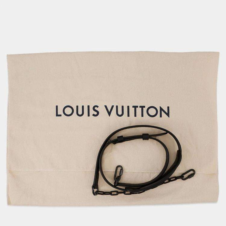 Pre Owned Louis Vuitton Vertical Soft Trunk Noir Monogram / Toughtage