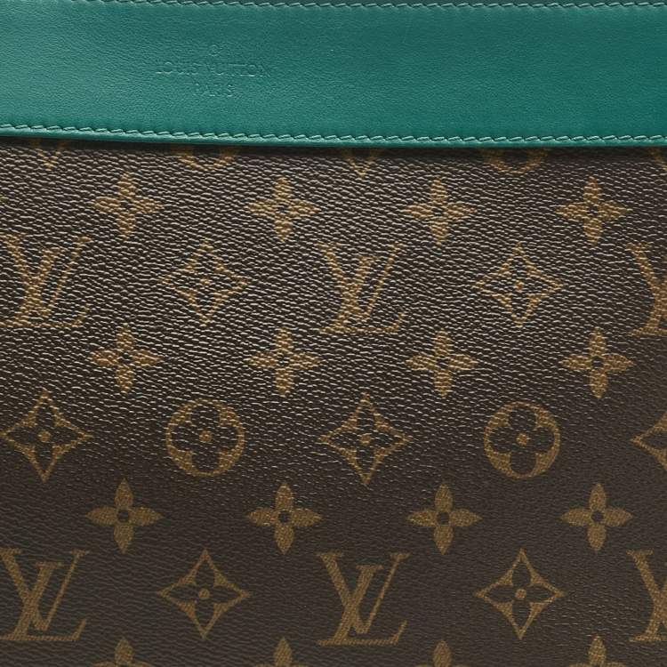 مملوكة مسبقًا Louis Vuitton Borneo Monogram Canvas Pochette Voyage Souple