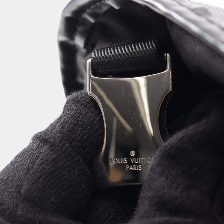 Pre Owned Louis Vuitton Backpack Coated Canvas And Leather With Damier Graphite Pattern Black