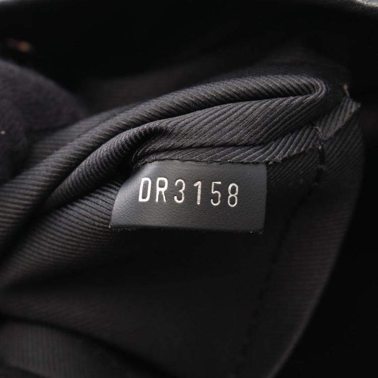 Pre Owned Louis Vuitton Backpack Coated Canvas And Leather With Damier Graphite Pattern Black