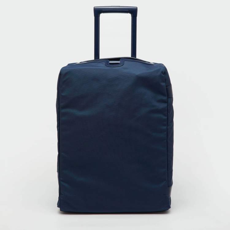 Pre Owned Louis Vuitton Indigo Epi Leather Pegase 55 Trolley Luggage