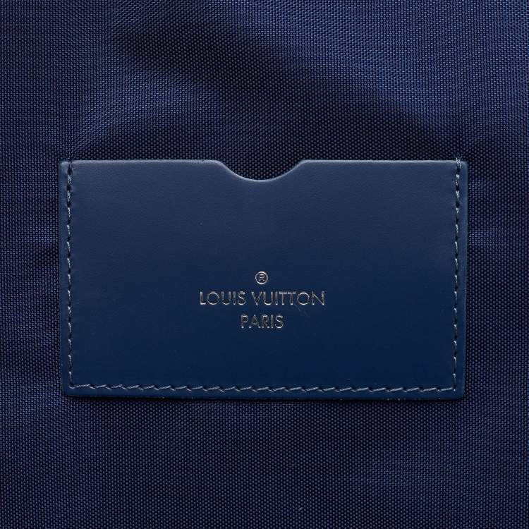 Pre Owned Louis Vuitton Indigo Epi Leather Pegase 55 Trolley Luggage