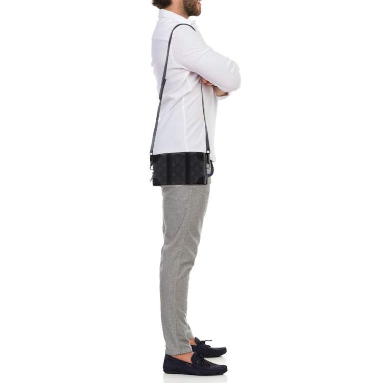 Pre Owned Louis Vuitton Monogram Eclipse Trunk Wallet