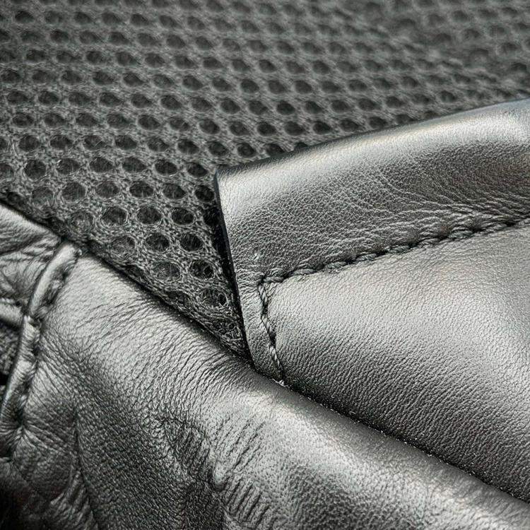 Pre Owned Louis Vuitton Racer Black Monogram Shadow Calfskin Leather Sling Bag