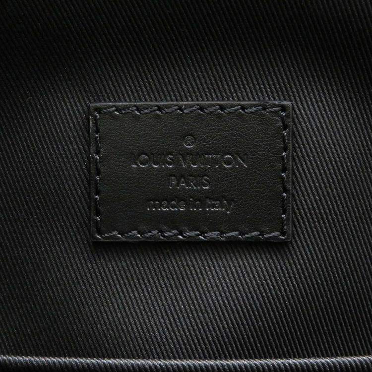 Pre Owned Louis Vuitton Dean Brown Black Monogram Macassar Canvas Backpack
