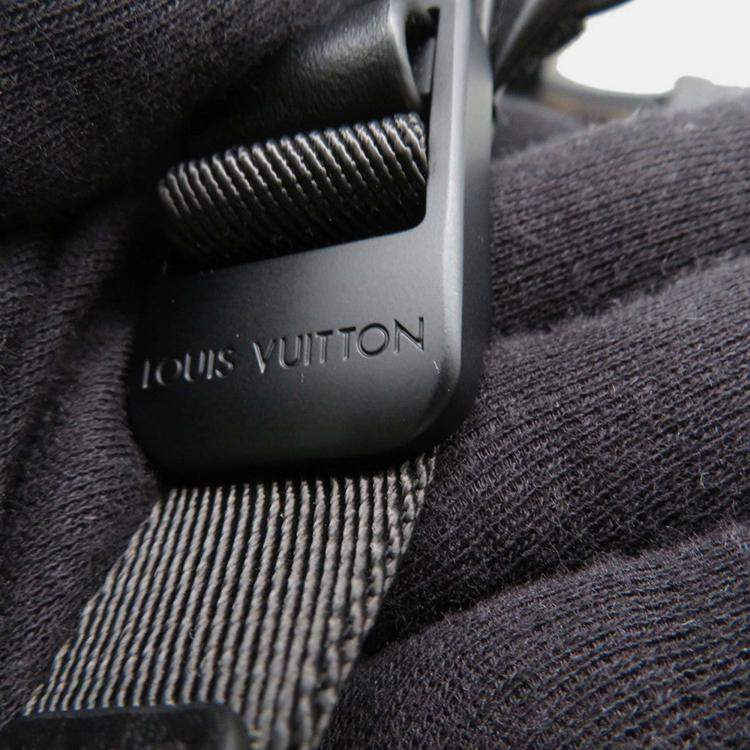 Pre Owned Louis Vuitton Dean Brown Black Monogram Macassar Canvas Backpack