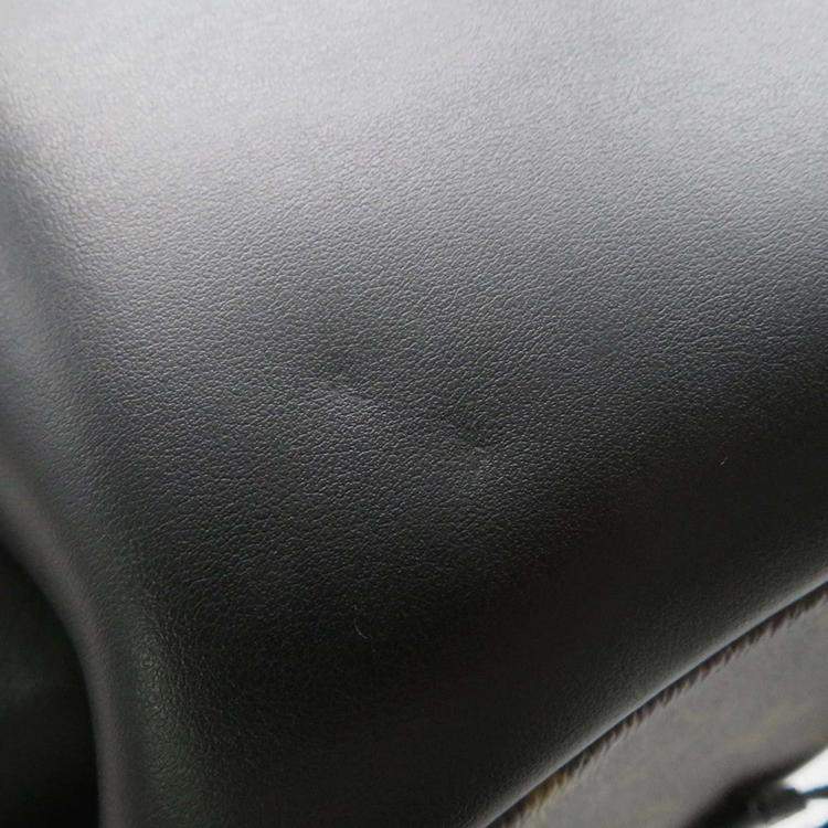 Pre Owned Louis Vuitton Dean Brown Black Monogram Macassar Canvas Backpack