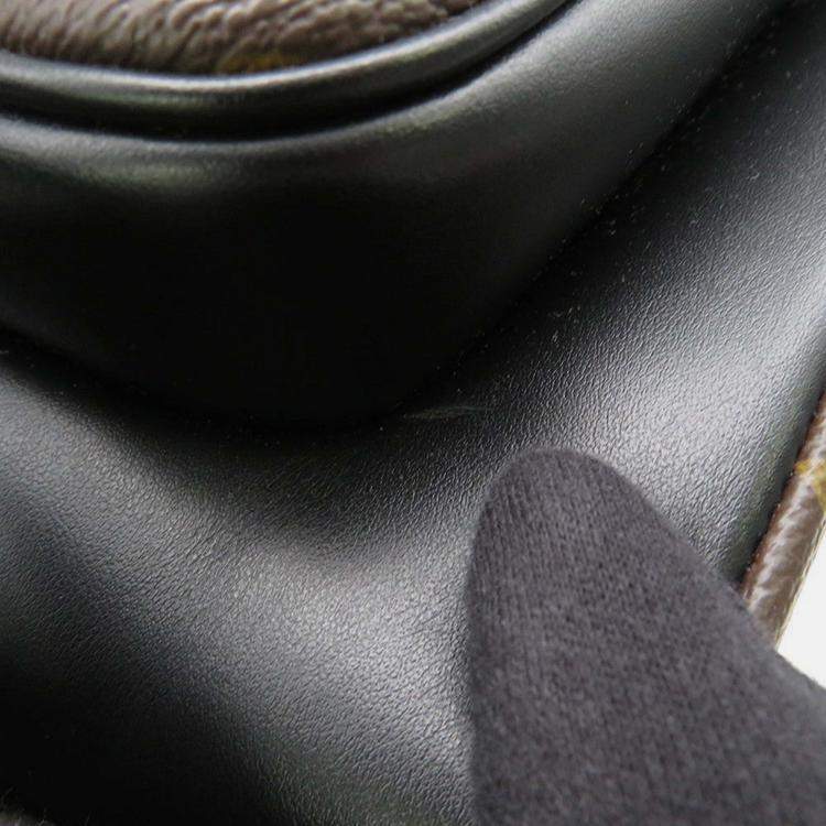 Pre Owned Louis Vuitton Dean Brown Black Monogram Macassar Canvas Backpack