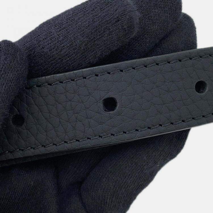 Pre Owned Louis Vuitton Sac Plat Black Taurillon Monogram Leather Tote Bag