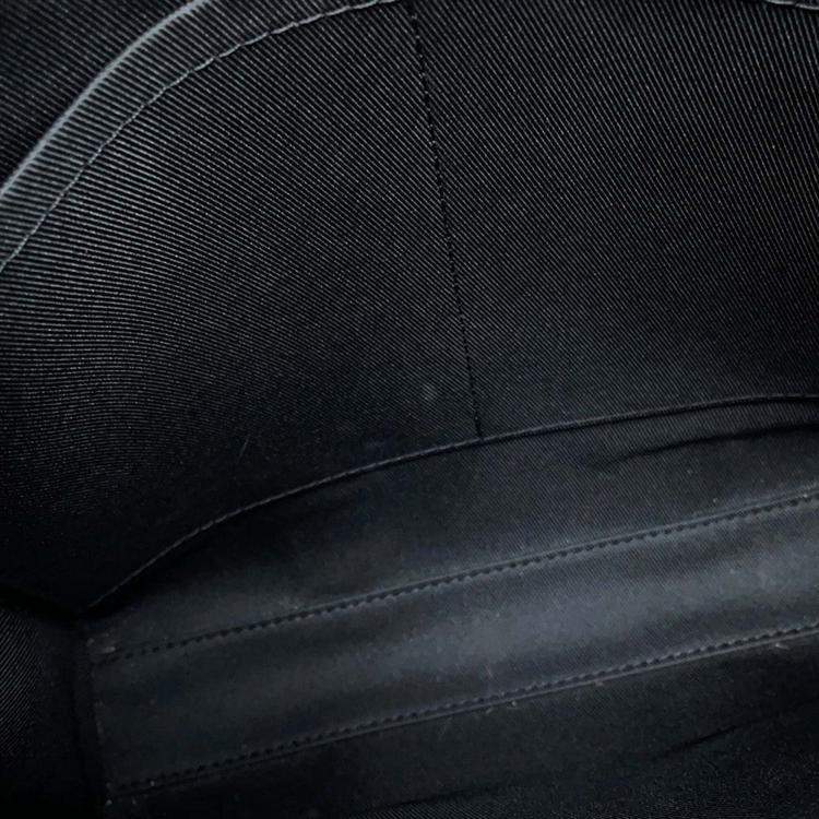 Pre Owned Louis Vuitton Sac Plat Black Taurillon Monogram Leather Tote Bag