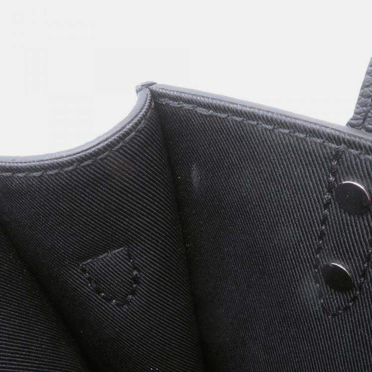 Pre Owned Louis Vuitton Sac Plat Mini Black Damier Graphite Canvas Tote Bag