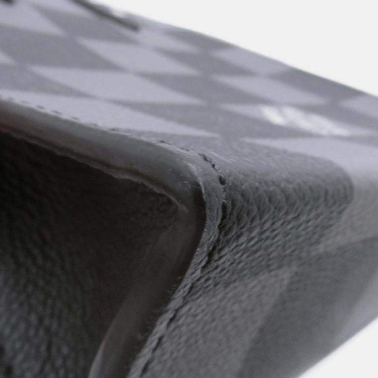 Pre Owned Louis Vuitton Sac Plat Mini Black Damier Graphite Canvas Tote Bag