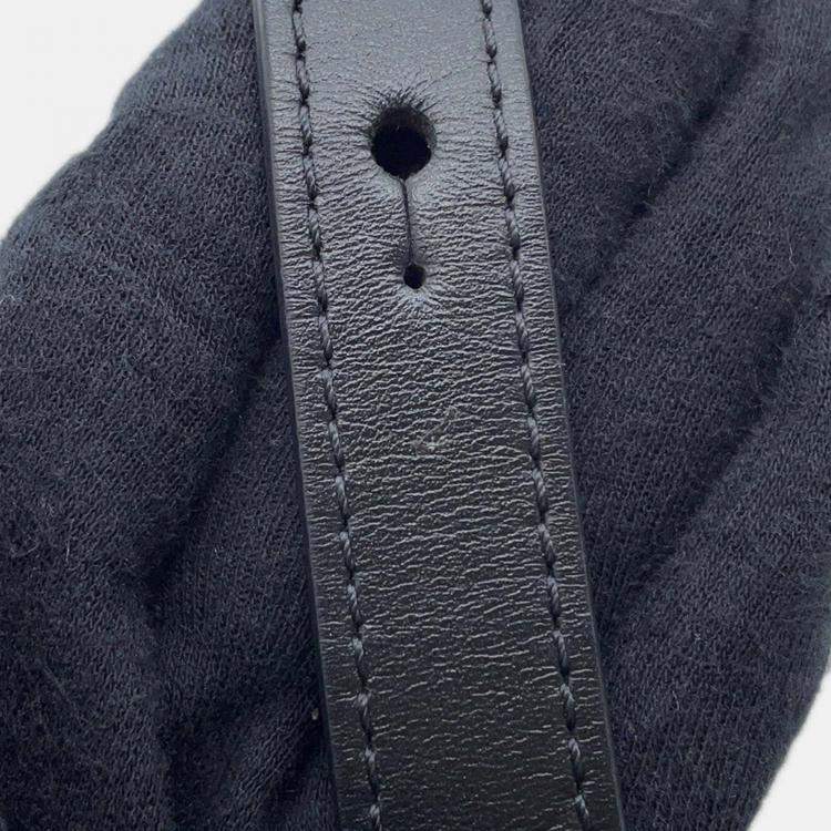 Pre Owned Louis Vuitton Keepall XS Black Monogram Rubber Duffel Bag