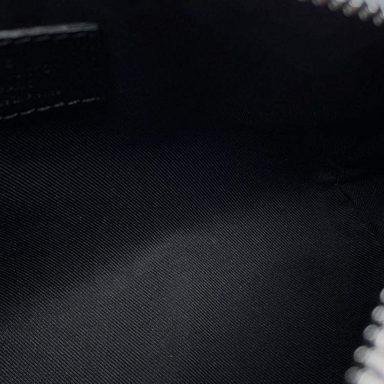 Pre Owned Louis Vuitton Keepall XS Black Monogram Rubber Duffel Bag