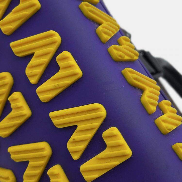 Pre Owned Louis Vuitton Keepall XS Black Monogram Rubber Duffel Bag