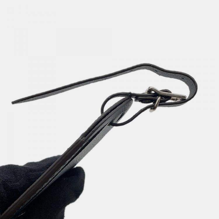 Pre Owned Louis Vuitton Cabas Voyage Navy Taurillon Leather Tote Bag