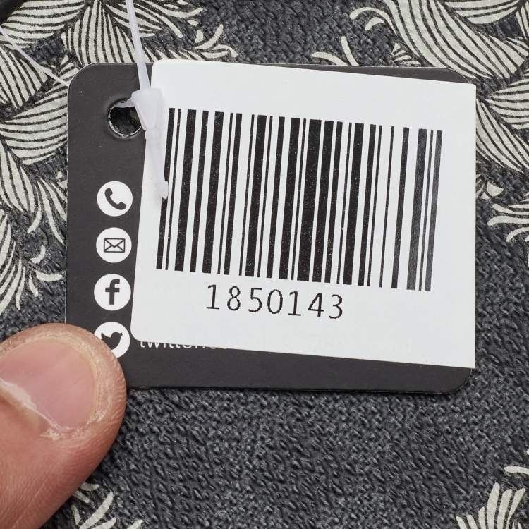 Pre Owned Louis Vuitton Damier Graphite Rope Pochette Volga