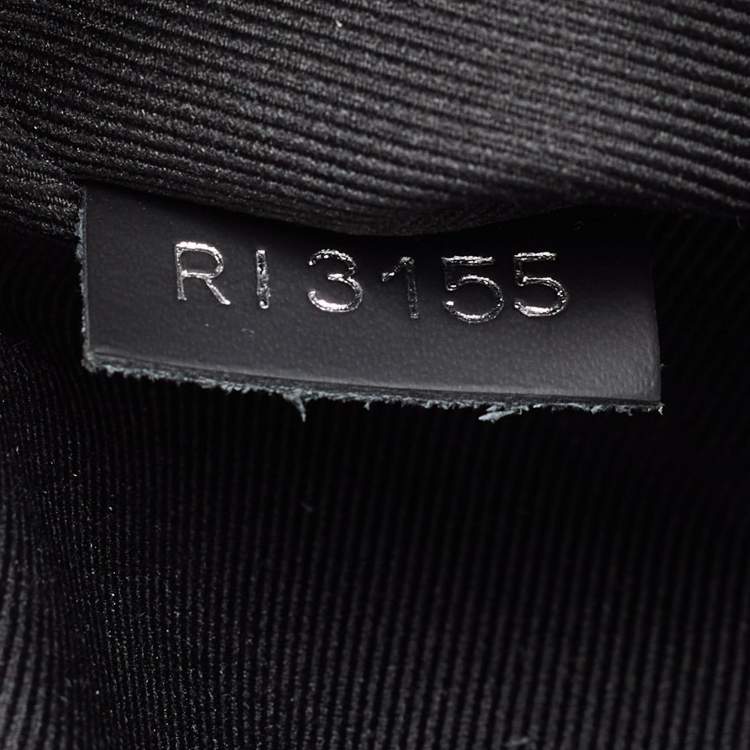 Pre Owned Louis Vuitton Damier Graphite Rope Pochette Volga