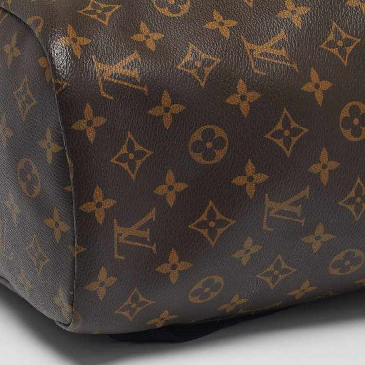 Pre Owned Louis Vuitton Monogram Macassar Canvas Zack Backpack