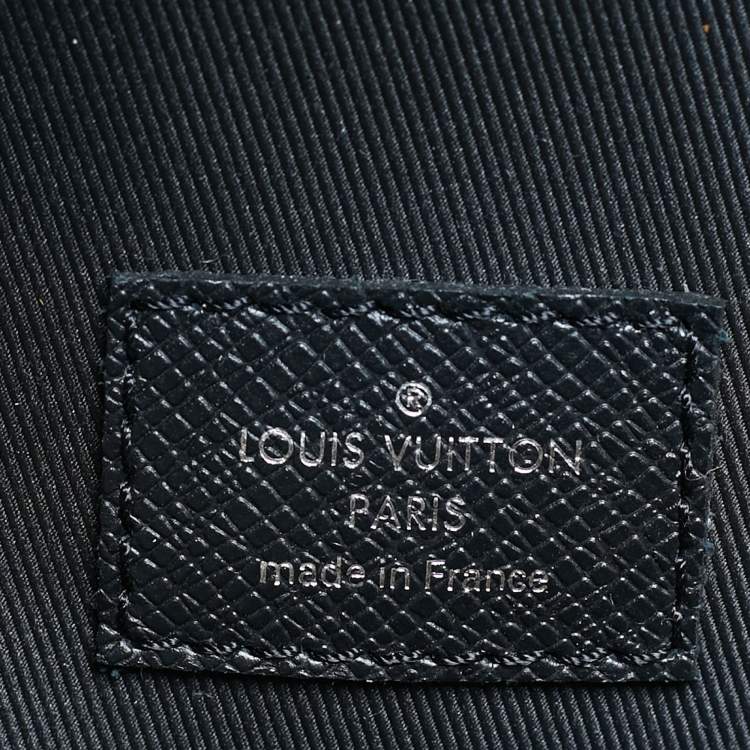 Pre Owned Louis Vuitton Monogram Eclipse Canvas and Taiga Leather Discovery Backpack
