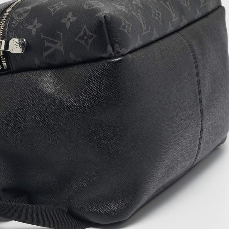 Pre Owned Louis Vuitton Monogram Eclipse Canvas and Taiga Leather Discovery Backpack