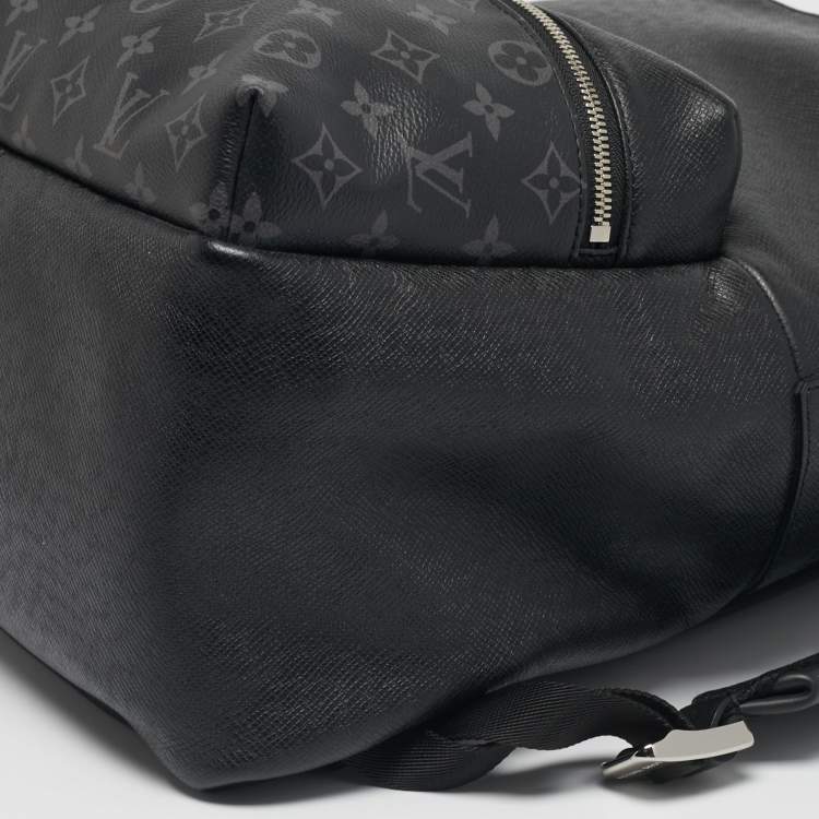 Pre Owned Louis Vuitton Monogram Eclipse Canvas and Taiga Leather Discovery Backpack