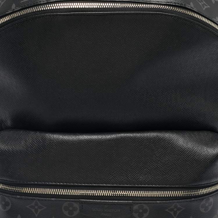 Pre Owned Louis Vuitton Monogram Eclipse Canvas and Taiga Leather Discovery Backpack