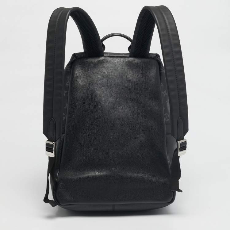 Pre Owned Louis Vuitton Monogram Eclipse Canvas and Taiga Leather Discovery Backpack
