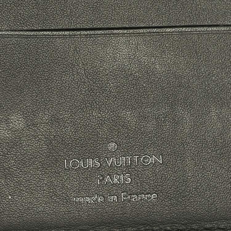 Pre Owned Louis Vuitton Black Damier Infini Leather Multiple Wallet