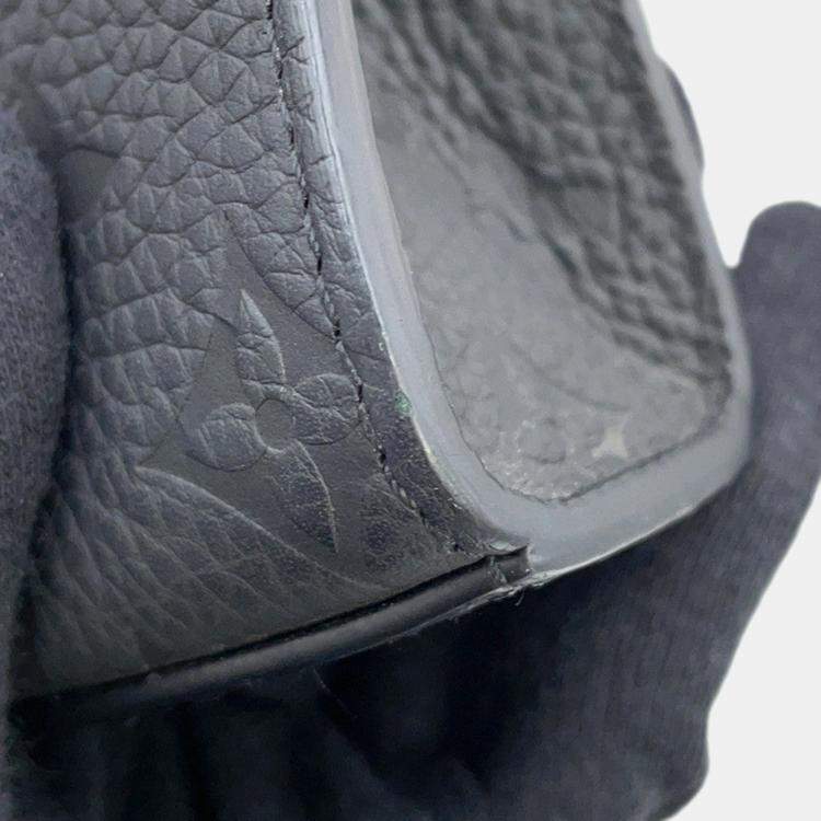 مملوكة مسبقًا Louis Vuitton Sac Plat Black Taurillon Monogram Leather Tote Bag