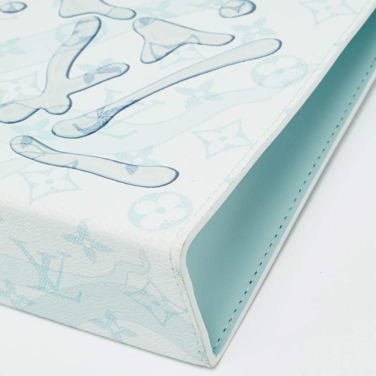 Pre Owned Louis Vuitton Monogram Aquagarden Canvas Pochette Voyage MM