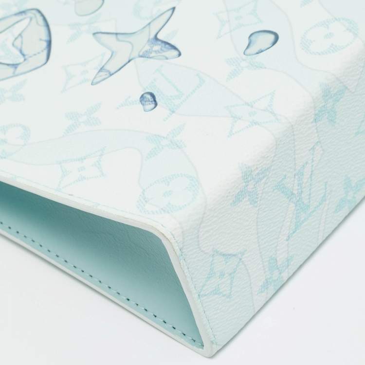 Pre Owned Louis Vuitton Monogram Aquagarden Canvas Pochette Voyage MM