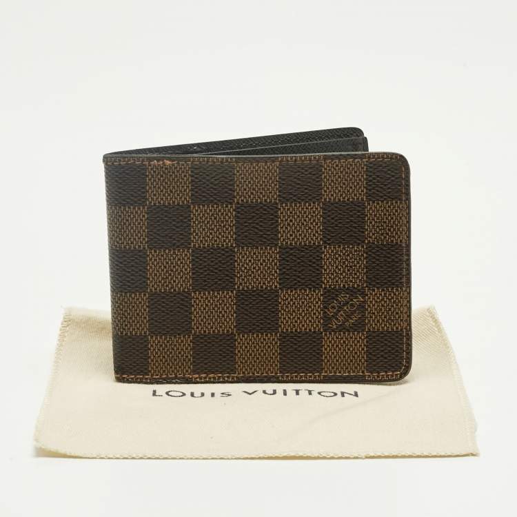 مملوكة مسبقًا Louis Vuitton Damier Ebene Canvas Slender Wallet 