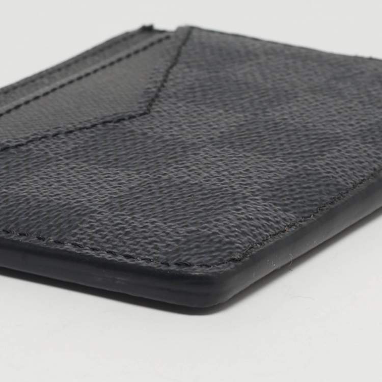 Pre Owned Louis Vuitton Damier Graphite Canvas Neo Card Holder