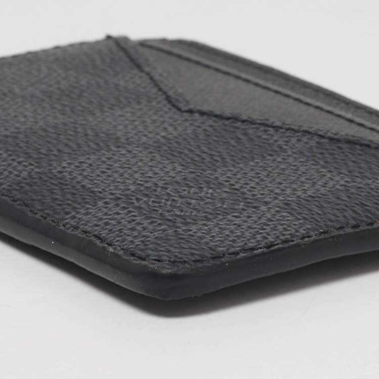 Pre Owned Louis Vuitton Damier Graphite Canvas Neo Card Holder