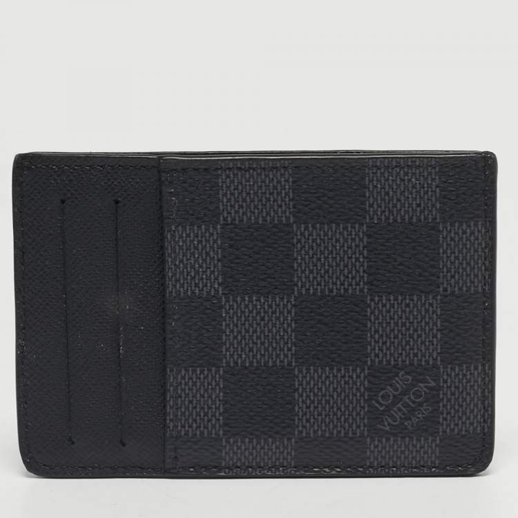 Pre Owned Louis Vuitton Damier Graphite Canvas Neo Card Holder