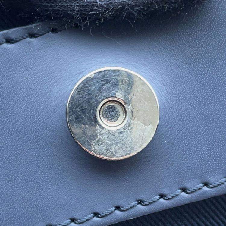 Pre Owned Louis Vuitton Monogram Savannah Chapman Brothers Navy Monogram Canvas Tote Bag