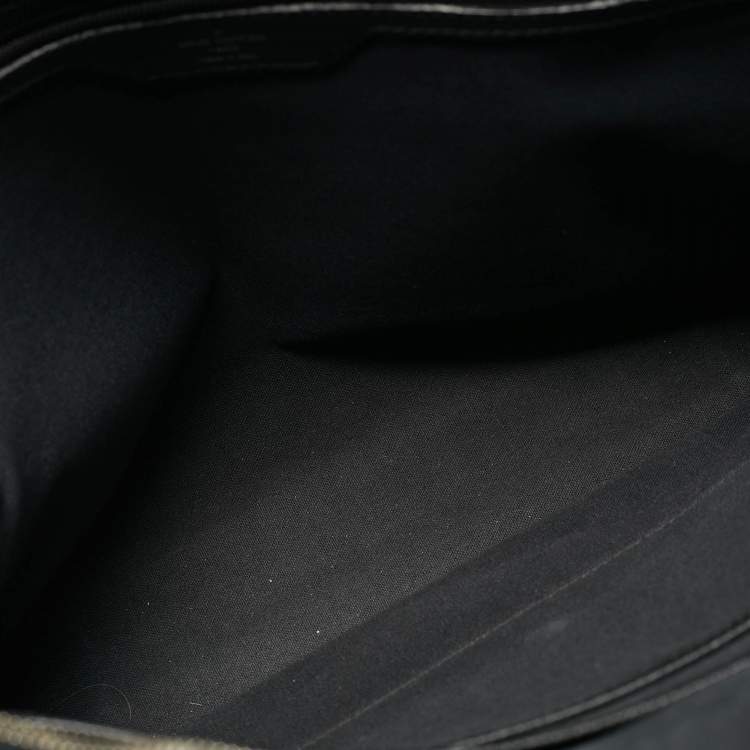 Pre Owned Louis Vuitton Black Taiga Leather Alexander Briefcase 