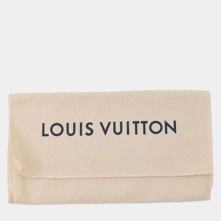Pre Owned Louis Vuitton Portefeuille Brazza Noir Monogram Shadow