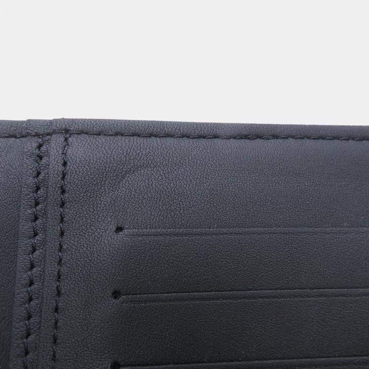 Pre Owned Louis Vuitton Portefeuille Brazza Noir Monogram Shadow