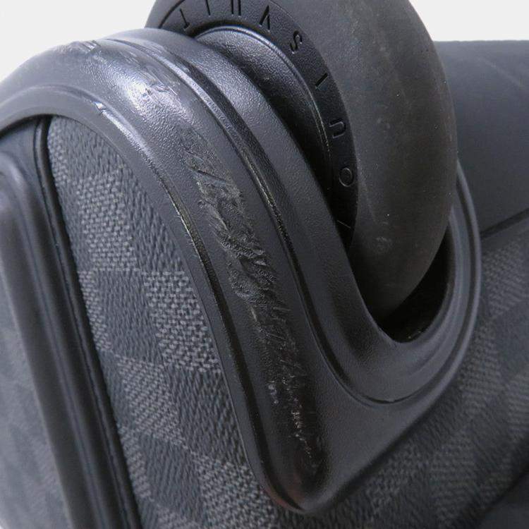 Pre Owned Louis Vuitton Pegase Noir Damier Graphite Size 55