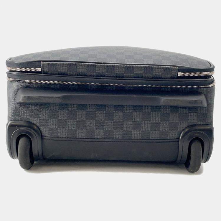 Pre Owned Louis Vuitton Pegase Noir Damier Graphite Size 55