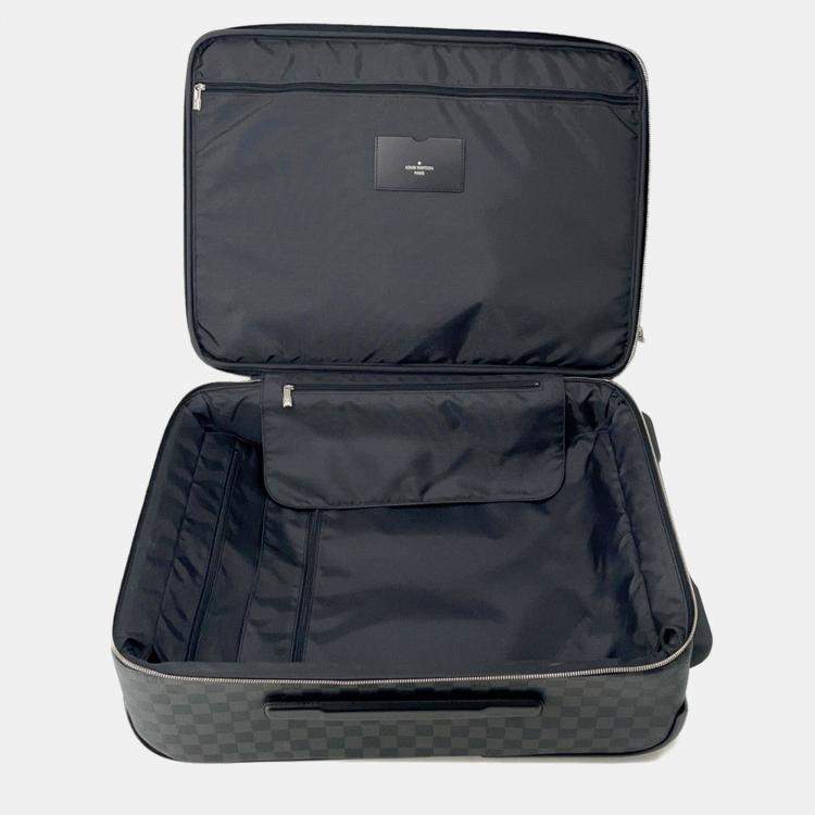 Pre Owned Louis Vuitton Pegase Noir Damier Graphite Size 55