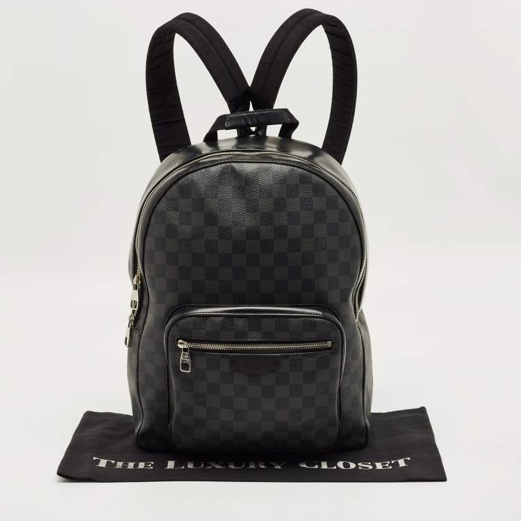 مملوكة مسبقًا Louis Vuitton Josh Damier Graphite Canvas Backpack